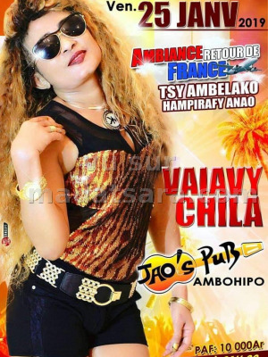 Vaiavy Chila‍ - ambiance retour de France - JAO'S PUB‍