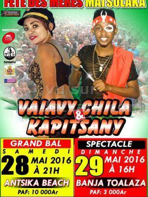 Vaiavy Chila, Kapitsany & Maurin - Fête des mères Matsôlaka - Antsika Beach