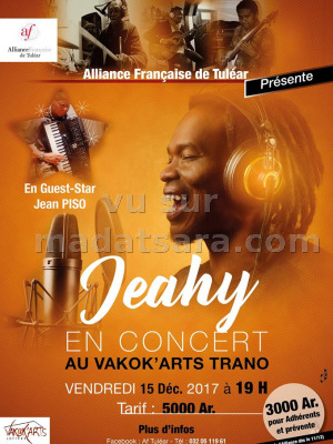 Vakok'Arts Trano Toliary‍ concert de Jeahy
