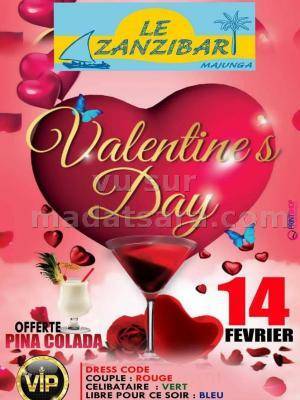 Valentine's day Discothèque Zanzibar