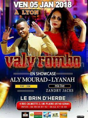 Valy rombo avec Lianah & Aly Mourad - Restaurant Le Brin d'Herbe