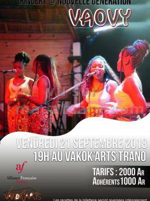 Vaovy concert nouvelle generation Vakok'Arts Trano Toliary