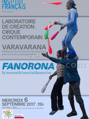 Varavarana Fanorona laboratoire de création cirque contemporain - IFM - Institut Français de Madagascar‍