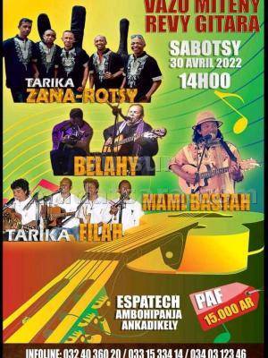 Vazo miteny revy gitara Belahy, Mami Bastah, Filah, Zana-Rotsy