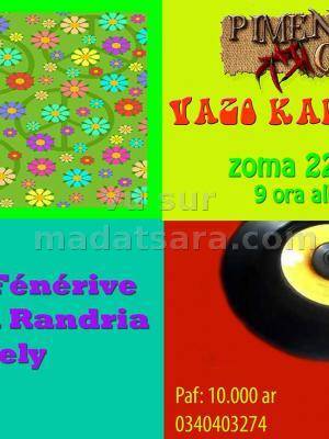 Vazo kaiamba avec Simon Randria, Dédé Fenerive et Jean Kely au Piment Café