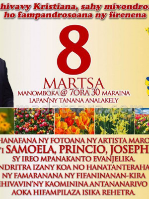 Vehivavy kristiana, sahy mivondrona ho fampandrosoana ny firenena - Hotel de Ville Analakely Antananarivo‍