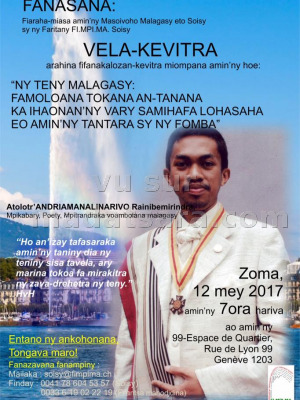 Vela-kevitra - "Ny teny malagasy: famoloana tokana an-tanana"