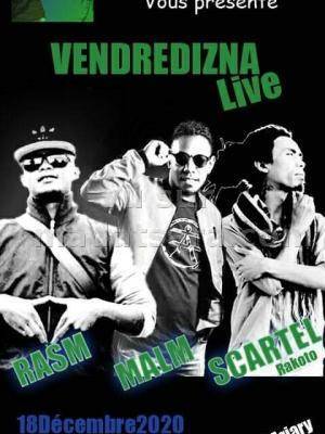 Vendredizna live Malm Martiora, Rasm, Scartel Jamaica By Pass