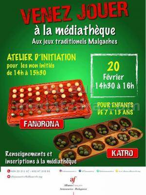 Venez jouer à la médiathèque AFT - Alliance Française d'Antananarivo