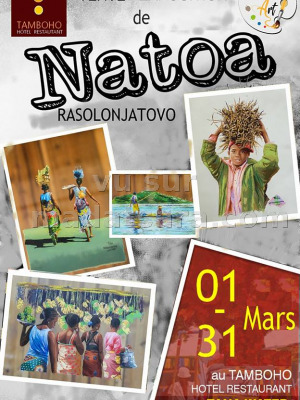 Vente-Exposition de Natoa‍ Rasolonjatovo - Tamboho Restaurant Tana Water Front Ambodivona‍