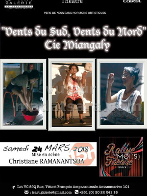 Vents du Sud, vents du Nord Compagnie Miangaly Théâtre‍ Is'Art Galerie‍