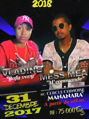 Vladine V8‍ & Mess Mea‍ en concert au Cercle Chinois Mananara Nord‍
