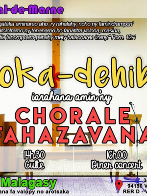 Voka-dehibe chorale fahazavana FLM Val-de-Marne‍