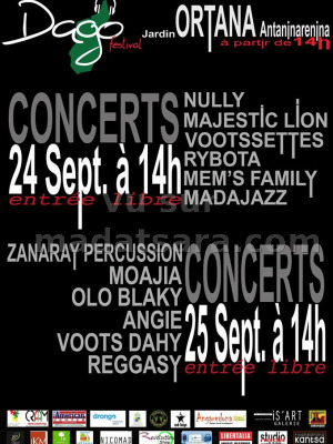 Vootssettes‍, Nully‍, Groupe Madajazz‍, Majestic Lion‍, Rybota‍ & Mem's Akademia‍ - dago festival - Jardin Antaninarenina Antananarivo‍