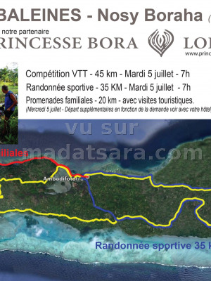 VTT Baleines - Nosy Boraha - randonnée sportive