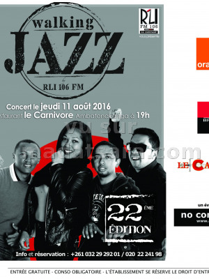 Walking Jazz 22ème édition avec Andry Lalaina Quartet - restaurant Le Carnivore Ambatonakanga