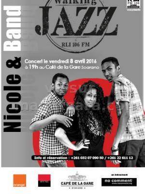 Walking Jazz avec Nicole & Band au Café de la Gare Soarano