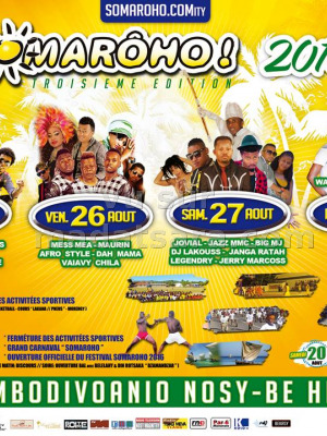Wawa, Afrostyle, Papou, Luyanna et Baco Ali - Somarôho 2016 au Stade Ambodivoanio