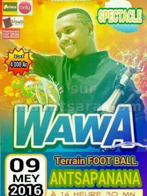 Wawa concert au terrain de foot Antsapanana