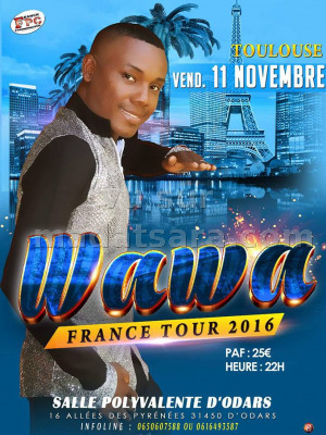 Wawa‍ en concert à Toulouse Salle Polyvalente d'Odars
