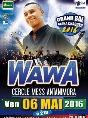Wawa en concert au Cercle Mess Antanimora