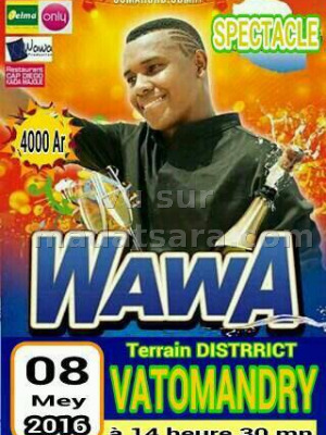 Wawa en concert au terrain de Vatomandry