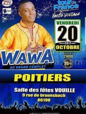 Wawa en concert Salle Des Fètes Vouille