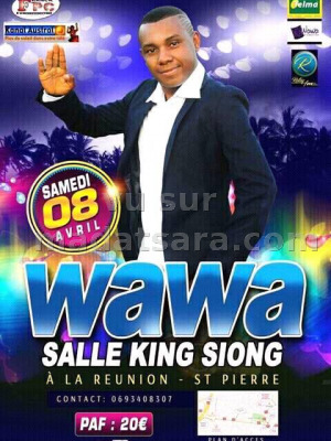 Wawa‍ en concert Salle King Siong La Réunion