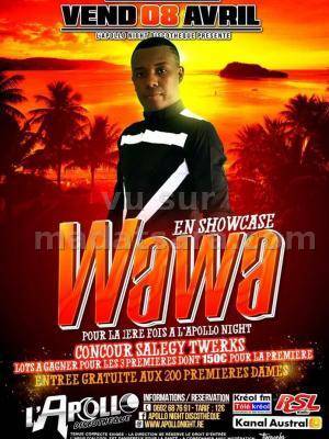 Wawa en showcase à l'Apollo Night discothèque