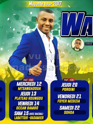Wawa‍ SomarohoMayotte tour 2017