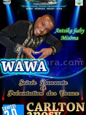 Wawa - soirée dansante et présentation des voeux - Carlton Anosy