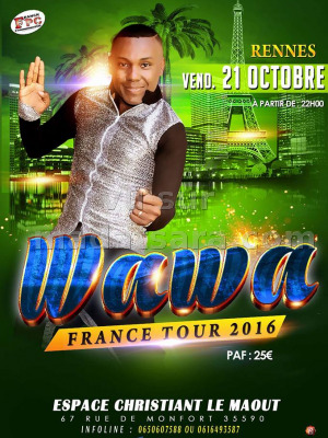 Wawa‍ somarôho tour France 2016 - Espace Christian Le Maout - Rennes