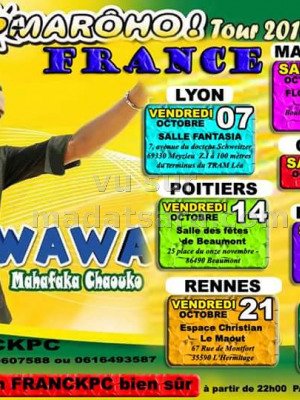 Wawa‍ somarôho tour France 2016 - Salon Firat Saint-Germain Les Corbeil‍
