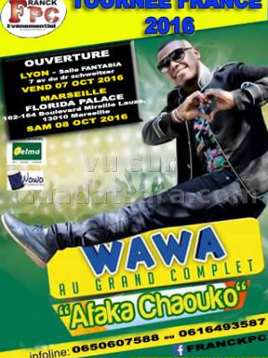 Wawa‍  - tournée France 2016 - Florida Palace Marseille‍