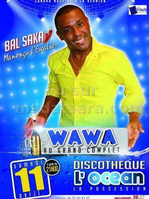 Wawa au grand complet en concert à la discothèque L'Océan La Possession La Réunion