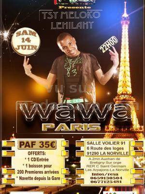 Wawa en concert à Paris à la salle Voilier 91