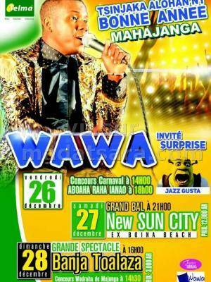 26 : Concours Carnaval à 14h - Aboaha Raha hainao à 18h
27 : Grand Bal à 21H au New Sun City (ex