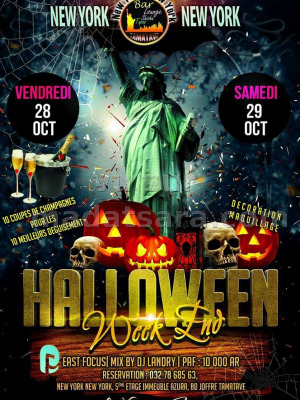 Week-end halloween au New York New York Tamatave‍