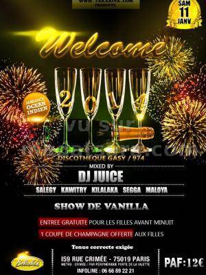 Welcome 2014 au Belushi - Discothèque Gasy