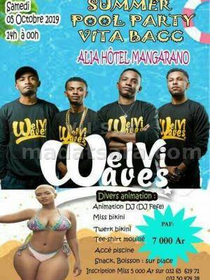 Welvi Waves summer pool party vita bacc - Alia Hotel Mangarano