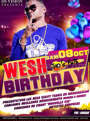 Wesh‍ birthday - JAO'S PUB‍