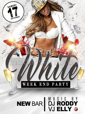 White week end party au New Bar Diégo Suarez‍