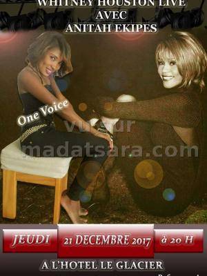 Whitney houston live avec Anitah Ekipes Le Glacier Analakely