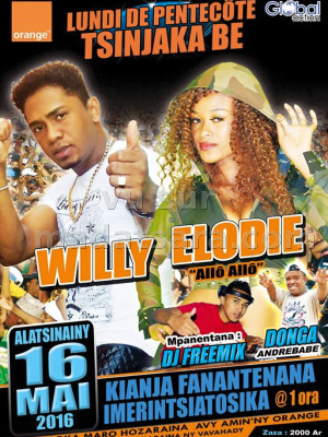 Willy & Elodie - Kianja Fanantenana Imerintsiatosika - Lundi de pentecote tsinjaka be