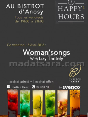Woman'songs with Lizy Tantely au Bistrot d'Anosy