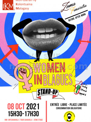 Women in blagues Stand up - IKM Ivon-toeran'ny Kolontsaina Malagasy‍