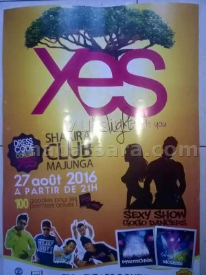 Yes night with you au Shakira Club Mahajanga avec Teg, THT, DJ Gouty