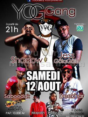 Yog gang avec Saboodak, Shadow, Gola Gola, Weez'Jay, Mayash au JAO'S PUB