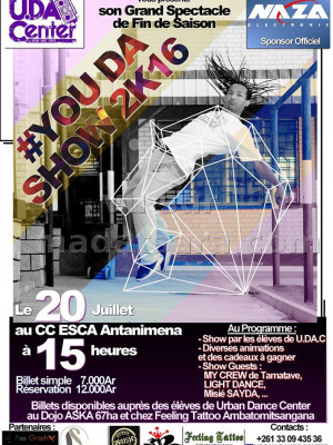 #You Da Show 2k16 - Grand spectacle de danse - CCESCA Antanimena