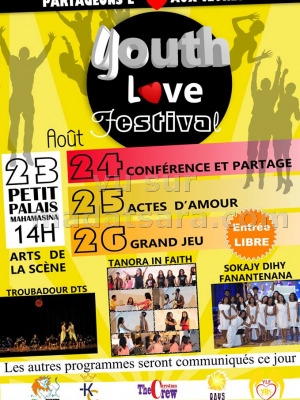 Youth love festival Palais des Sports Mahamasina‍
